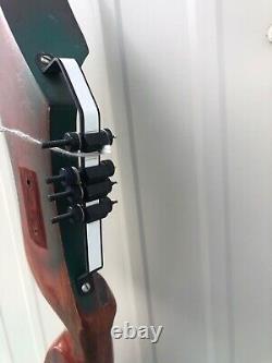 Vintage Neco Telum Recurve Bow RH 62AMO 67# @ 28