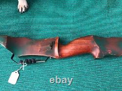 Vintage Neco Telum Recurve Bow RH 62AMO 67# @ 28