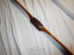 Vintage Nels Grumley Bush Bow Fred Bear Archery Recurve Bow Rh