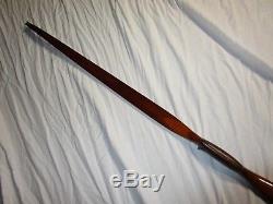 Vintage Nels Grumley Bush Bow Fred Bear Archery Recurve Bow Rh