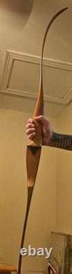 Vintage Panther Archery RH Black Panther Recurve Bow 45# AMO 28 SER. Y-2510 28