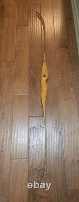 Vintage Panther Archery RH Black Panther Recurve Bow 45# AMO 28 SER. Y-2510 28