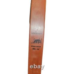 Vintage Panther Archery RH Black Panther Recurve Bow 45# AMO 28 SER. Y-2510 28