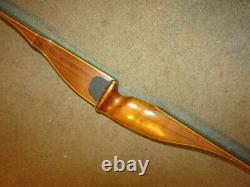 Vintage RH 1950's Archery Recurve Bow, 62, 46#@28, No. 601, Unbranded Bow, NICE