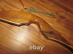 Vintage RH Darton Archery Stalker Hunting Recurve Bow & String, RH, 58, 44Lb