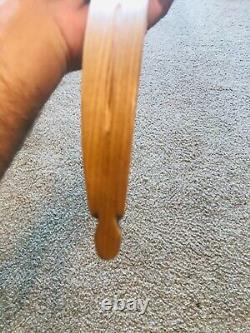 Vintage Recurve Bow Brown Bear 58/35 Lb Wood Archery