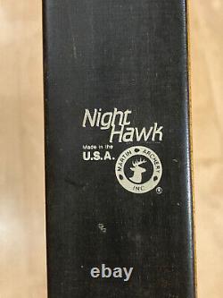 Vintage Recurve Bow Night Hawk Martin Archery Inc Gail Martin Larry Hatfield
