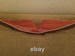 Vintage Red Wing Hunter - Recurve Bow 52 58# -Right Handed wall hanger