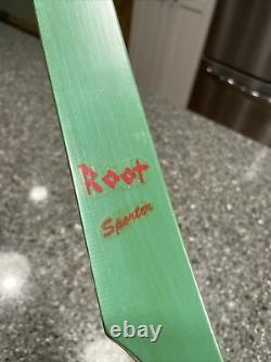 Vintage Root Sporter Recurve Bow 64 Long 45# Weight 28 Draw Restrung