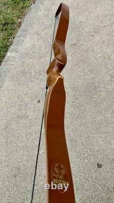 Vintage Shakespeare 58 Superb Necedah #40 Long Bow Archery Hunting Wonderbow