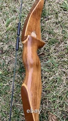Vintage Shakespeare 58 Superb Necedah #40 Long Bow Archery Hunting Wonderbow