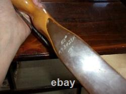 Vintage Shakespeare MANITOU X-20 Glass Powered Recurve Bow, 50# 58 RH