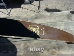 Vintage Shakespeare MANITOU X-20 Glass Powered Recurve Bow, 50# 58 RH