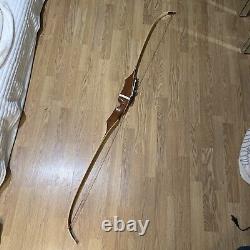 Vintage Shakespeare Root Kadet X154 Recurve Bow Longbow Right Handed 1960's