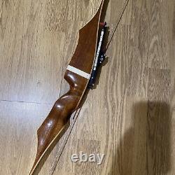 Vintage Shakespeare Root Kadet X154 Recurve Bow Longbow Right Handed 1960's