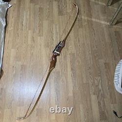 Vintage Shakespeare Root Kadet X154 Recurve Bow Longbow Right Handed 1960's