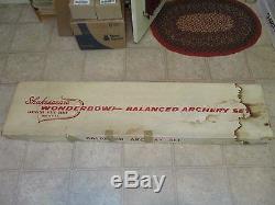 Vintage Shakespeare Wonderbow Archery Set- KX-19- COMPLETE IN BOX! 63''/40#