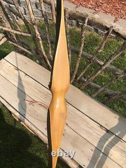 Vintage Stemmler Archery Tartar Recurve Bow 25# AMO 60 Right Handed with String