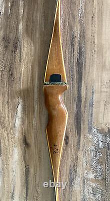 Vintage Stemmler Archery Turk Recurve Bow RH 50# @28 60 Traditional Collectors