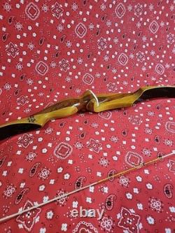 Vintage Stemmler Stalker Right Hand Recurve Bow 54 44# Rare Camo Limb Model