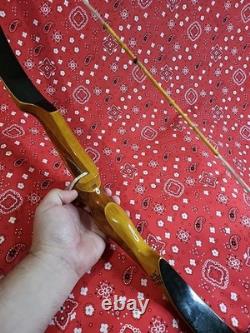 Vintage Stemmler Stalker Right Hand Recurve Bow 54 44# Rare Camo Limb Model