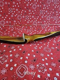 Vintage Stemmler Stalker Right Hand Recurve Bow 54 44# Rare Camo Limb Model