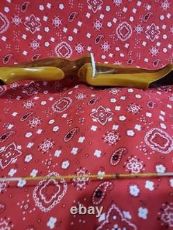 Vintage Stemmler Stalker Right Hand Recurve Bow 54 44# Rare Camo Limb Model