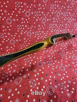 Vintage Stemmler Stalker Right Hand Recurve Bow 54 44# Rare Camo Limb Model
