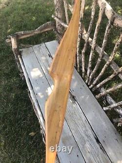 Vintage Unbranded Cat #273 Recurve Archery Bow 45# 62 Right Handed