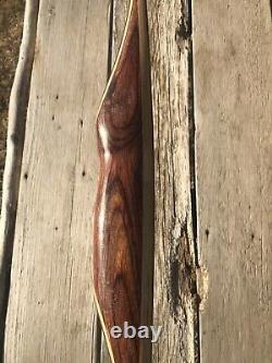 Vintage Unbranded Long Stick Recurve Archery Bow RH Possibly Bear Ben Pearson