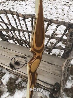 Vintage Unbranded Recurve Archery Bow 39# @ 28 66 RH Possibly Ben Pearson