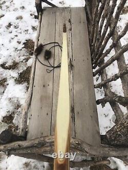 Vintage Unbranded Recurve Archery Bow 39# @ 28 66 RH Possibly Ben Pearson