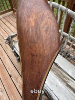 Vintage Unbranded Recurve Archery Bow AMO 52 50# RH Bear Ben Pearson Howatt