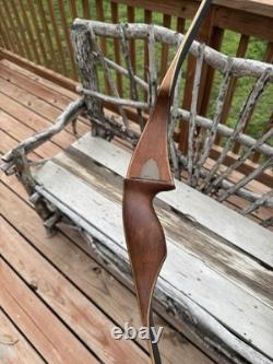 Vintage Unbranded Recurve Archery Bow AMO 52 50# RH Bear Ben Pearson Howatt