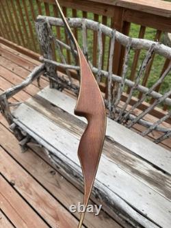 Vintage Unbranded Recurve Archery Bow AMO 52 50# RH Bear Ben Pearson Howatt