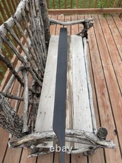 Vintage Unbranded Recurve Archery Bow AMO 52 50# RH Bear Ben Pearson Howatt