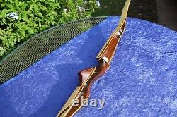 Vintage Wing Archery Presentation Recurve Bow 66 P1392 37# Beautiful Left Hand
