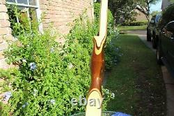 Vintage Wing Archery Presentation Recurve Bow 66 P1392 37# Beautiful Left Hand