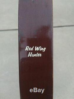 Vintage Wing Archery Red Wing Hunter Ra-16326 58 53# Right Hand Recurve Bow