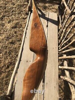 Vintage Wing Archery Red Wing Hunter Recurve Bow 49# AMO 58 Right Handed