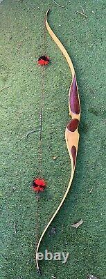 Vintage staghorn recurve bow 46#