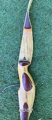 Vintage staghorn recurve bow 46#