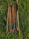 Vintage Wood Bow And Arrows Archery Apx 16 Arrows 1930's 40's 30 Lbs