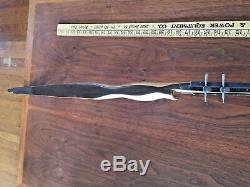 Vintage wooden recurve bow approximately 57 maybe a Blackhawk Short Bee