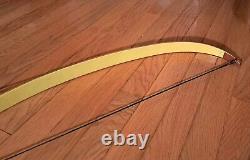 Vntg Hoyt Xpert Recurve Bow 64 RH 39# Black and Tan Hunting