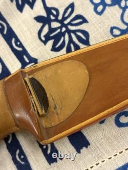Vtg Bear Glass Powered Alaskan Recurve Bow 62 Model # 43 Rare Black Brown