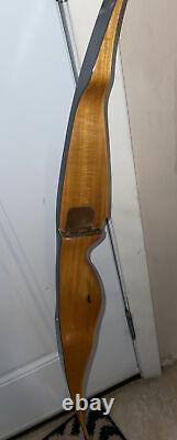 Vtg Darton Scholar Recurve Traditional Bow Right Hand 35# Length 66