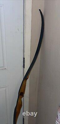 Vtg Darton Scholar Recurve Traditional Bow Right Hand 35# Length 66