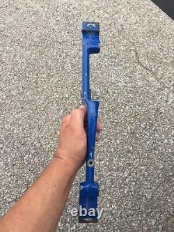 Vtg Fred Bear Archery Take Down Archery Bow Aluminum Blue Handle Red Limbs ROUGH