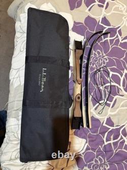 Vtg L. L. Bean Samick Recurve Takedown Bow 62 29lbs Packable Travel Hunting Deer